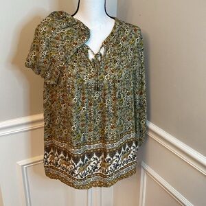Boho Hippie Blouse size Medium
